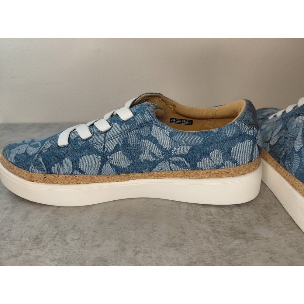 Revitalign Hermosa Orthotic Gore-Lace Slip-On Sneakers Denim Floral Size 8.5 NWT - Picture 8 of 11